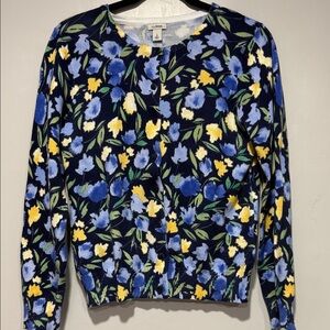 Floral Patterned Sweater